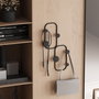 Wallity Ladybug Gancho de pared metálico Negro